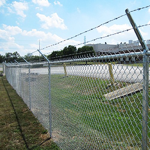 barb wire chain link fence